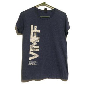Vancouver International Mountain Film Festival Blue Shirt Women’s Medium